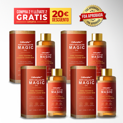 Compra 2 y Llévate 2 Aceites Mágicos Anticelulitis 100ml