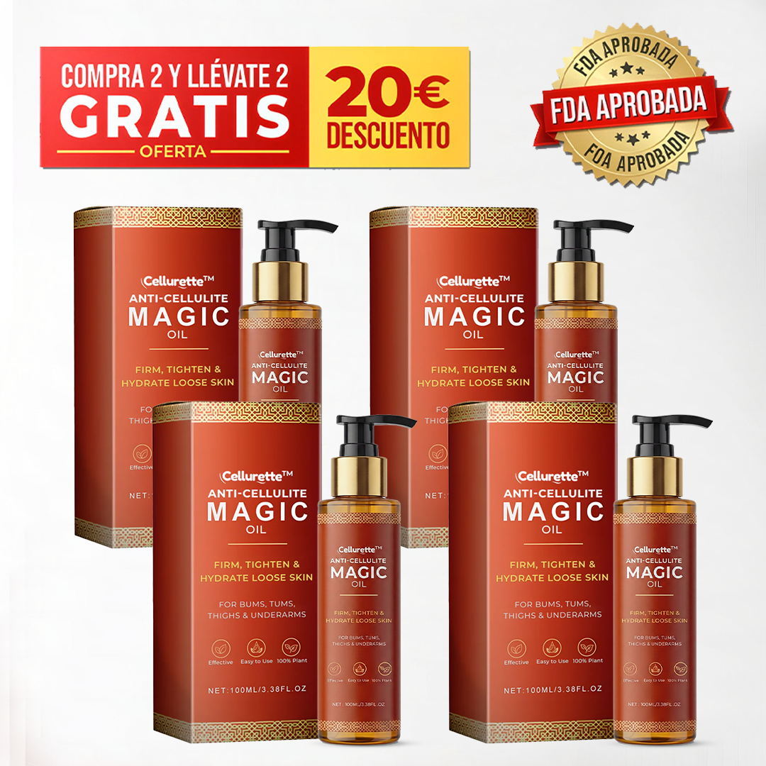 Compra 2 y llévate 2 Aceite Mágico Anticelulitis 100ml