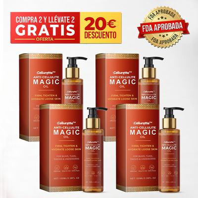 Compra 2 y Llévate 2 Aceites Mágicos Anticelulitis 100ml